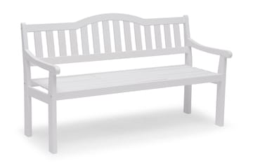 Hillerstorp Sara Utebänk SaxUtebord - Tall/Vit - Utemöbler & utemiljö - Utesoffa - Trädgårdsbänk & utebänk