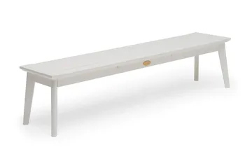Hillerstorp Stoltö Bänk Utomhus 185 cm Vit - Hillerstorp - Utemöbler & utemiljö - Utesoffa - Trädgårdsbänk & utebänk
