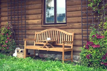 Hilo Trädgårdsbänk 150 cm - Trä/Natur - Utemöbler & utemiljö - Utesoffa - Trädgårdsbänk & utebänk