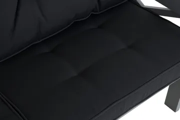 Husarn Utebänk med Dyna Matt Grå - KWA - Utemöbler & utemiljö - Utesoffa - Trädgårdsbänk & utebänk