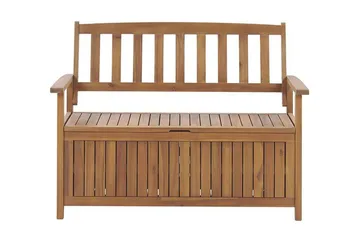Jaraicejo Trädgårdsbänk med Förvaring - Brun - Utemöbler & utemiljö - Utesoffa - Trädgårdsbänk & utebänk