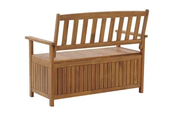 Jaraicejo Trädgårdsbänk med Förvaring - Brun - Utemöbler & utemiljö - Utesoffa - Trädgårdsbänk & utebänk