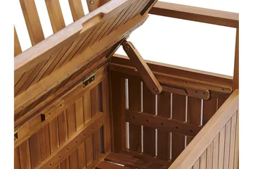 Jaraicejo Trädgårdsbänk med Förvaring - Brun - Utemöbler & utemiljö - Utesoffa - Trädgårdsbänk & utebänk