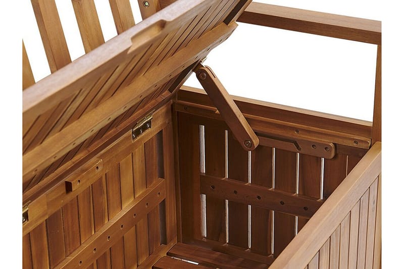 Jaraicejo Trädgårdsbänk med Förvaring - Brun - Utemöbler & utemiljö - Utesoffa - Trädgårdsbänk & utebänk