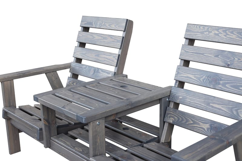 KIngdom Utebänk 177 cm - Grå - Utemöbler & utemiljö - Utesoffa - Trädgårdsbänk & uteb änk