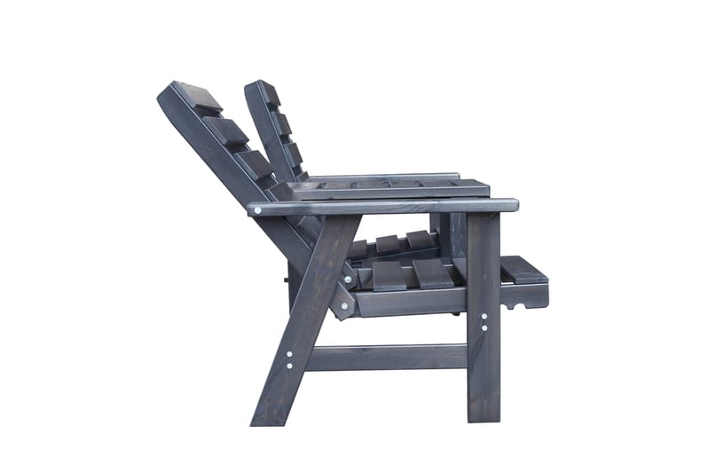 KIngdom Utebänk 177 cm - Svart - Utemöbler & utemiljö - Utesoffa - Trädgårdsbänk & utebänk