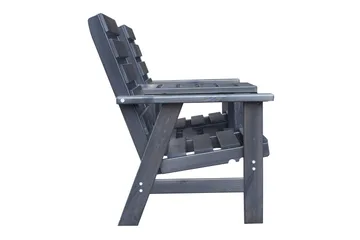 KIngdom Utebänk 177 cm - Svart - Utemöbler & utemiljö - Utesoffa - Trädgårdsbänk & utebänk