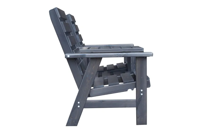 KIngdom Utebänk 177 cm - Svart - Utemöbler & utemiljö - Utesoffa - Trädgårdsbänk & utebänk