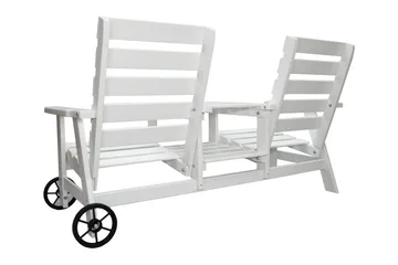 KIngdom Utebänk 177 cm - Vit - Utemöbler & utemiljö - Utesoffa - Trädgårdsbänk & utebänk