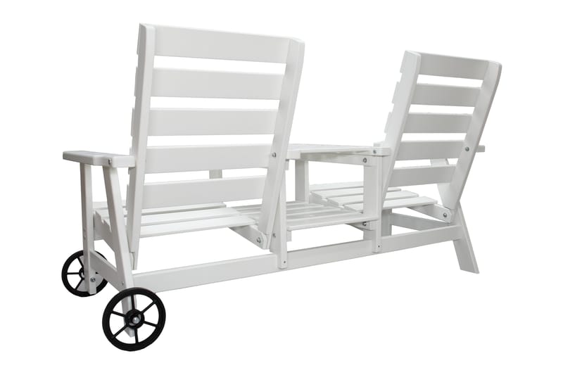 KIngdom Utebänk 177 cm - Vit - Utemöbler & utemiljö - Utesoffa - Trädgårdsbänk & utebänk