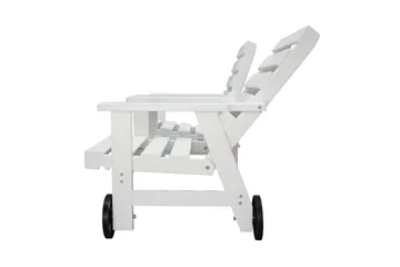 KIngdom Utebänk 177 cm - Vit - Utemöbler & utemiljö - Utesoffa - Trädgårdsbänk & utebänk