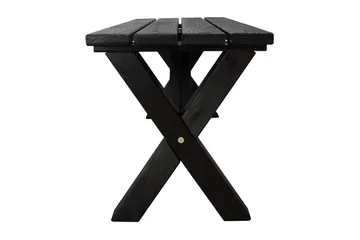 Lietinna Utebänk 100 cm - Svart - Utemöbler & utemiljö - Utesoffa - Trädgårdsbänk & utebänk