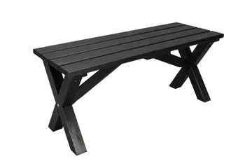 Lietinna Utebänk 100 cm - Svart - Utemöbler & utemiljö - Utesoffa - Trädgårdsbänk & utebänk