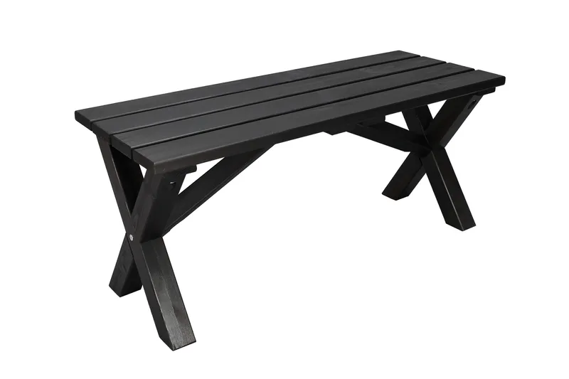 Lietinna Utebänk 100 cm - Svart - Utemöbler & utemiljö - Utesoffa - Trädgårdsbänk & utebänk