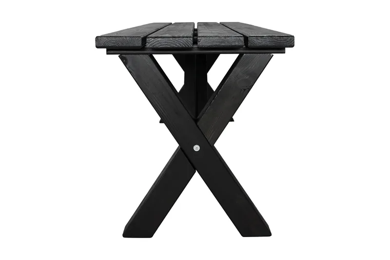 Lietinna Utebänk 140 cm - Svart - Utemöbler & utemiljö - Utesoffa - Trädgårdsbänk & utebänk