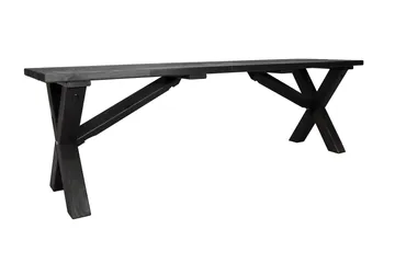 Lietinna Utebänk 140 cm - Svart - Utemöbler & utemiljö - Utesoffa - Trädgårdsbänk & utebänk