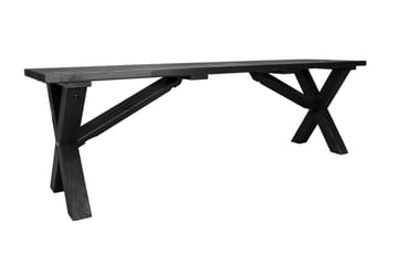 Lietinna Utebänk 140 cm - Svart - Utemöbler & utemiljö - Utesoffa - Trädgårdsbänk & utebänk