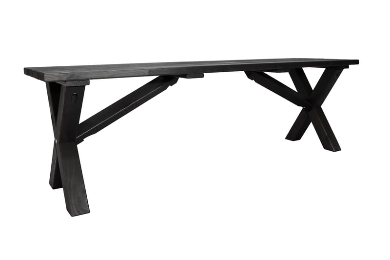 Lietinna Utebänk 140 cm - Svart - Utemöbler & utemiljö - Utesoffa - Trädgårdsbänk & utebänk