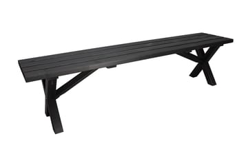 Lietinna Utebänk 180 cm - Svart - Utemöbler & utemiljö - Utesoffa - Trädgårdsbänk & utebänk