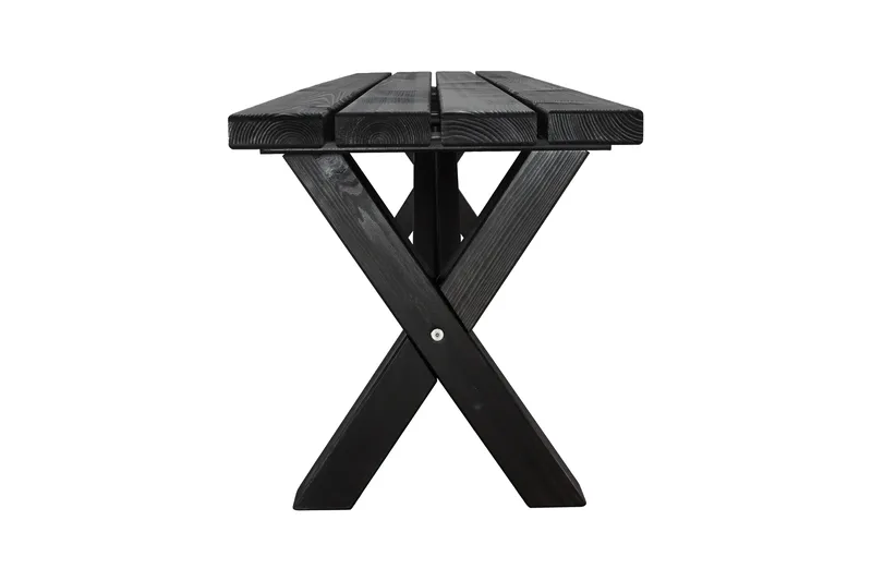 Lietinna Utebänk 180 cm - Svart - Utemöbler & utemiljö - Utesoffa - Trädgårdsbänk & utebänk