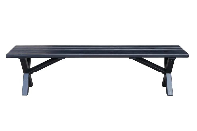 Lietinna Utebänk 180 cm - Svart - Utemöbler & utemiljö - Utesoffa - Trädgårdsbänk & utebänk