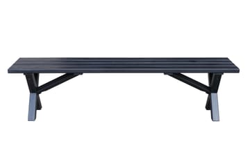 Lietinna Utebänk 180 cm - Svart - Utemöbler & utemiljö - Utesoffa - Trädgårdsbänk & utebänk