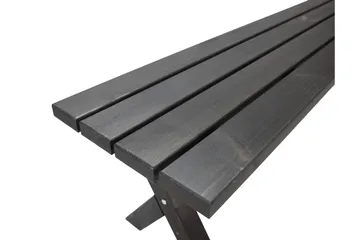 Lietinna Utebänk 180 cm - Svart - Utemöbler & utemiljö - Utesoffa - Trädgårdsbänk & utebänk