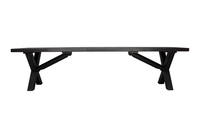 Lietinna Utebänk 180 cm - Svart - Utemöbler & utemiljö - Utesoffa - Trädgårdsbänk & utebänk