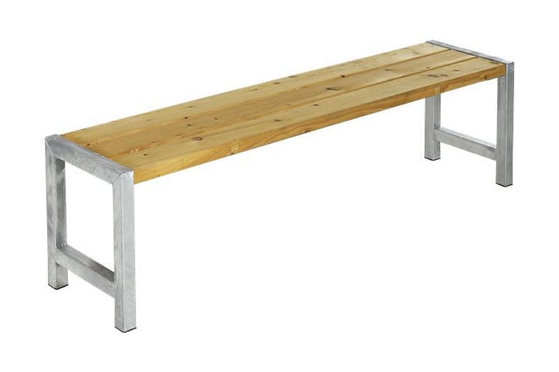 PLUS Melvin PlankBänk Utomhus 176 cm - Beige/Vit - Utemöbler & utemiljö - Utesoffa - Trädgårdsbänk & utebänk