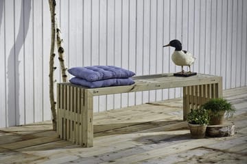 PLUS Rustik trallBänk Utomhus Design 138x49x45cm - Naturell - Utemöbler & utemiljö - Utesoffa - Trädgårdsbänk & utebänk