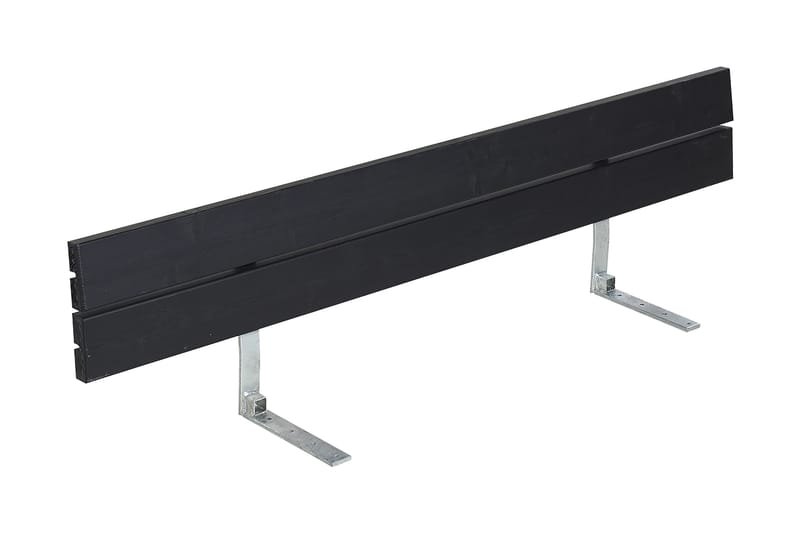 PLUS Ryggstöd för Plankbänk 166 cm - Svart - Picknickbord