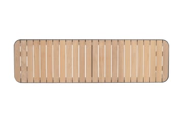 Portals Utebänk 143 cm - Svart/Trä - Utemöbler & utemiljö - Utesoffa - Trädgårdsbänk & utebänk