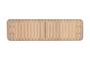 Portals Utebänk 143 cm - Svart/Trä - Utemöbler & utemiljö - Utesoffa - Trädgårdsbänk & utebänk