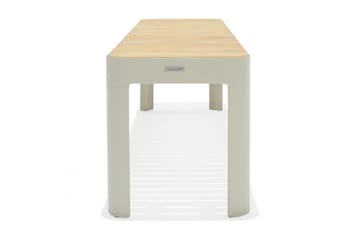 Portals Utebänk 182 cm - Vit/trä - Utemöbler & utemiljö - Utesoffa - Trädgårdsbänk & utebänk