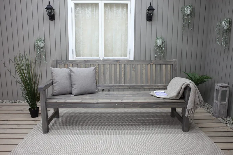 Rimforsa Utesoffa - Grå - Utemöbler & utemiljö - Utesoffa - Trädgårdsbänk & utebänk