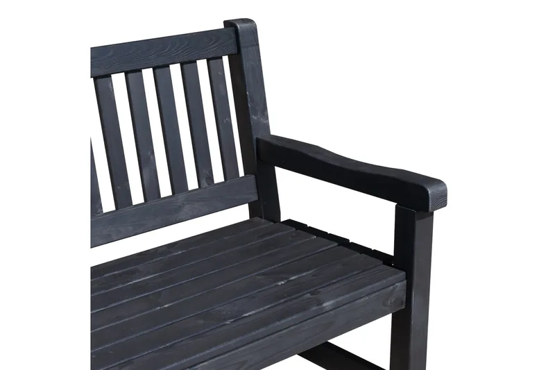 Rimforsa Utesoffa - Kaffesvart - Utemöbler & utemiljö - Utesoffa - Trädgårdsbänk & utebänk