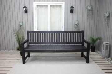 Rimforsa Utesoffa - Kaffesvart - Utemöbler & utemiljö - Utesoffa - Trädgårdsbänk & utebänk