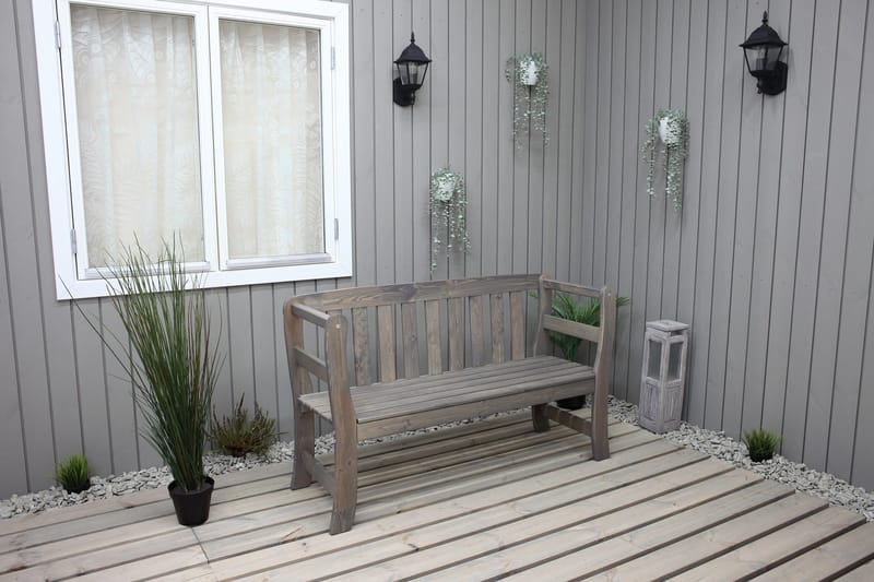 Rosenberg Utesoffa - Grå - Utemöbler & utemiljö - Utesoffa - Trädgårdsbänk & utebänk