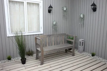 Rosenberg Utesoffa - Grå - Utemöbler & utemiljö - Utesoffa - Trädgårdsbänk & utebänk