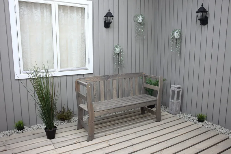 Rosenberg Utesoffa - Grå - Utemöbler & utemiljö - Utesoffa - Trädgårdsbänk & utebänk