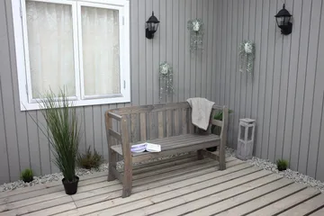 Rosenberg Utesoffa - Grå - Utemöbler & utemiljö - Utesoffa - Trädgårdsbänk & utebänk