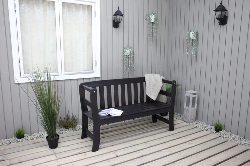 Rosenberg Utesoffa - Kaffesvart - Utemöbler & utemiljö - Utesoffa - Trädgårdsbänk & utebänk