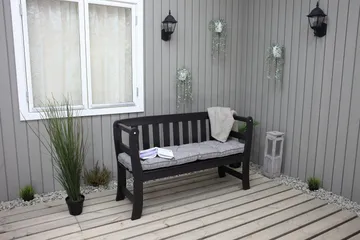 Rosenberg Utesoffa - Kaffesvart - Utemöbler & utemiljö - Utesoffa - Trädgårdsbänk & utebänk