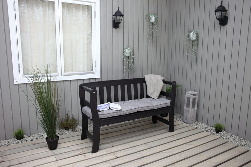 Rosenberg Utesoffa - Kaffesvart - Utemöbler & utemiljö - Utesoffa - Trädgårdsbänk & utebänk
