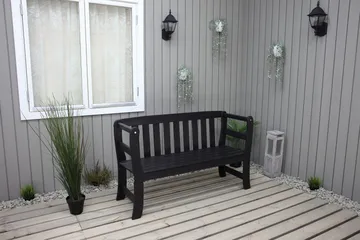 Rosenberg Utesoffa - Kaffesvart - Utemöbler & utemiljö - Utesoffa - Trädgårdsbänk & utebänk