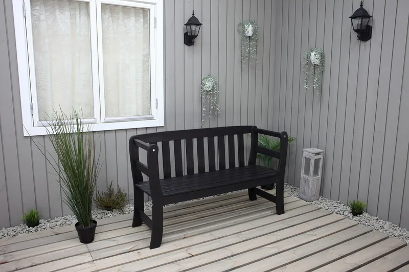 Rosenberg Utesoffa - Kaffesvart - Utemöbler & utemiljö - Utesoffa - Trädgårdsbänk & utebänk