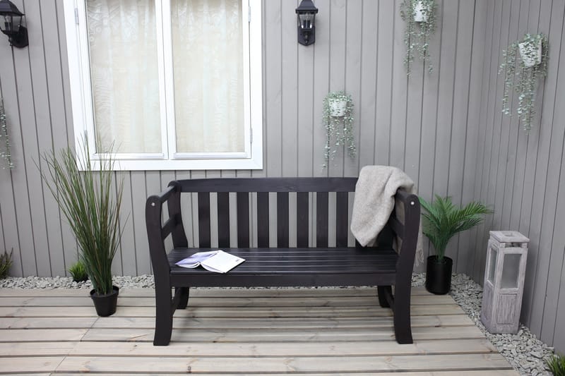 Rosenberg Utesoffa - Kaffesvart - Utemöbler & utemiljö - Utesoffa - Trädgårdsbänk & utebänk