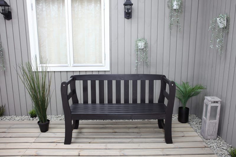 Rosenberg Utesoffa - Kaffesvart - Utemöbler & utemiljö - Utesoffa - Trädgårdsbänk & utebänk