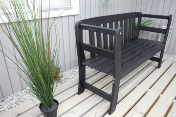 Rosenberg Utesoffa - Kaffesvart - Utemöbler & utemiljö - Utesoffa - Trädgårdsbänk & utebänk