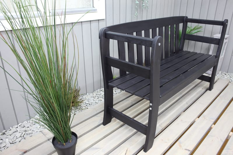 Rosenberg Utesoffa - Kaffesvart - Utemöbler & utemiljö - Utesoffa - Trädgårdsbänk & utebänk